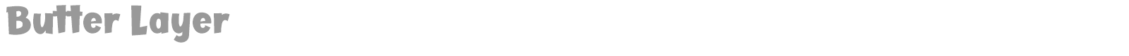 Butter Layer font preview